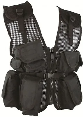 KIDS CAMO ASSAULT Army Combat VEST ONE SIZE For Paint Ball Soldier • $67.53