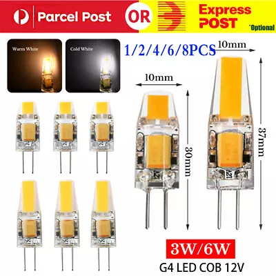 Dimmable G4 LED COB 3W 6W Light Bulb Capsule Lamp Replace Halogen Bulb AC DC 12V • $6.23