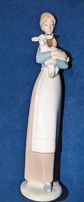 Lladro Figurine Girl With Lamb • $39.99