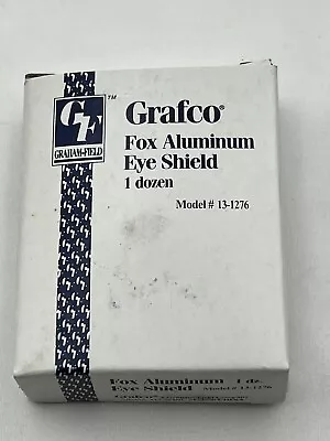 Grafco Fox Aluminum Eye Shield Model 13-1276 12 Shields *NEW* • $20