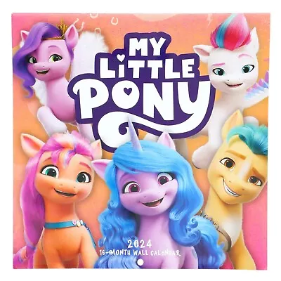 My Little Pony 2024 Wall Calendar 16 Month 10  X 20  • $8