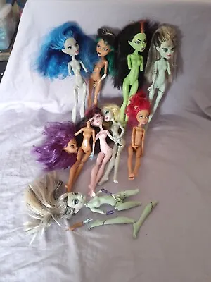 TLC Lot Of Monster High Dolls Flaws For Parts Customs Ooak Etc Casta Fierce  • $30