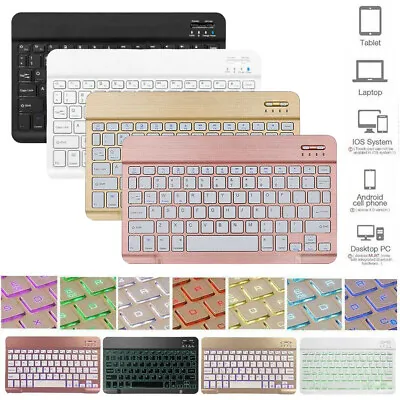 USA Portable Wireless Keyboard For IPad 10.2  Pro 12.9  11  Air 10.5  6th 9.7  • $15.99