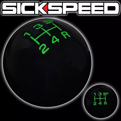 Black/green Fing Fast Shift Knob 5 Speed Short Throw Selector Un2 Kit K44 • $33.90