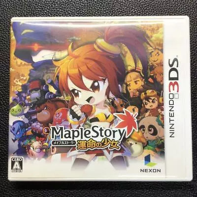 Used NEXON 2014 Maple Story Fate Of The Girl Nintendo 3DS Role Playing From JPN  • $35.75