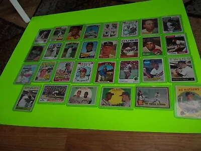 $137.50 • Buy BIG LOT VINTAGE TOPPS BASEBALL CARDS, HALL OF FAMERS, 1959 To 1974, 1950s, 1960s