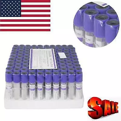 100Pcs 2ml Sterile Glass Vacuum Blood Collection Tubes For Medical Use • $27.07