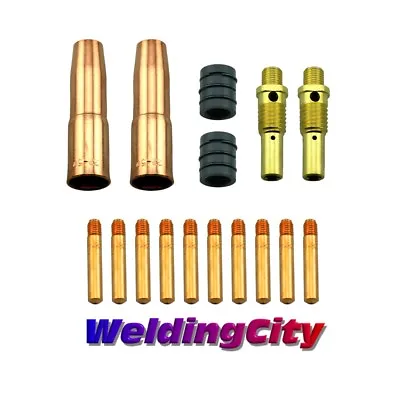 MIG Welding Gun Kit .035  For Lincoln 200/250 Tweco #2 Tip-Diffuser-Nozzle | M7 • $19.99