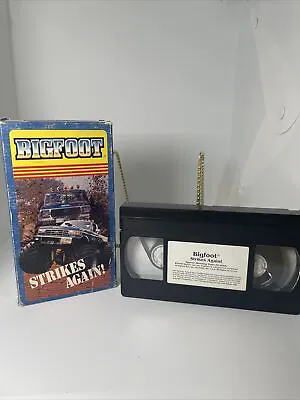 BIGFOOT STRIKES AGAIN VHS Monster Truck Ford F-250 1989 • $9.99