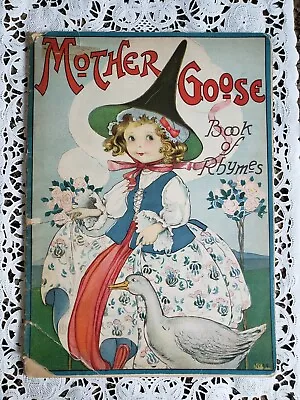 Vintage MOTHER GOOSE Book Of Rhymes 1917 Margaret Evans Price • $14.99