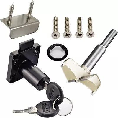 Desk Lock + Door Puncher Set Drawer Lock Letter Box Lock Door Lock Model CT-138- • $20.33