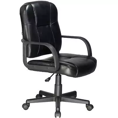 Executive Mid-Back Massage Leather Office Chair • $189.44