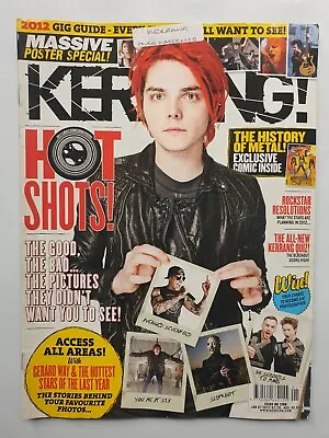 Kerrang Magazine 1396 My Chemical Romance The Blackout The Gaslight Anthem • £15