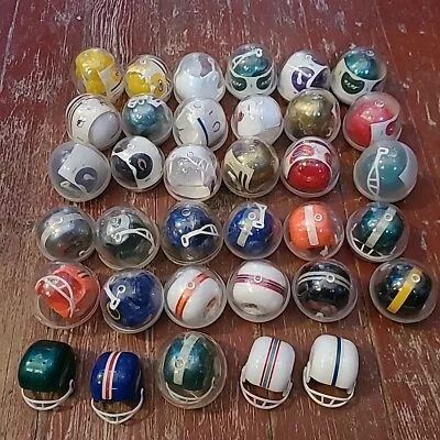 Gumball Helmet NFL AA Vending Machine Plastic Mini Football Vintage Lot Of 35 • $30