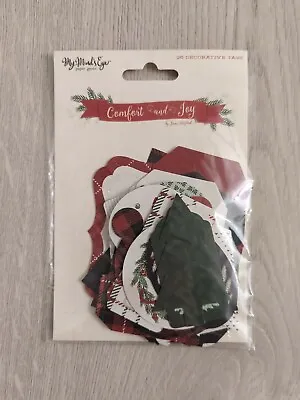 My Minds Eye Comfort And Joy Dani Mogstad Christmas 26 Decorative Tags Scrapbook • $3.99