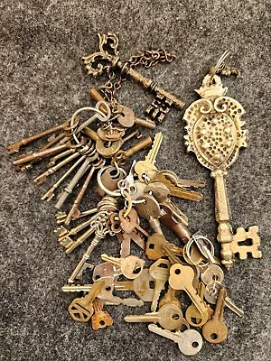 Vintage Lot Of Miscellaneous Keys - Car - House - Skeleton • $31