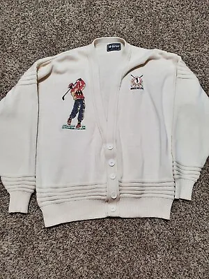 Vintage McBriar Michelob Golf Sweater L  Never Worn  • $25