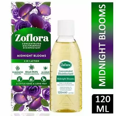 Zoflora Midnight Bloom Concentrate 120ml • $9.95