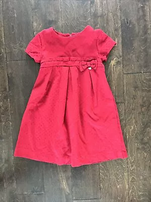 Mayoral Girls 7 Dress Red Holiday Christmas Boutique • $13.49