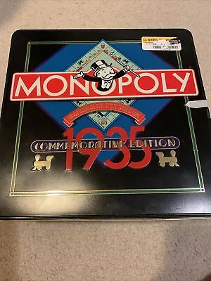 Parker Brothers Monopoly Board Game 1935 Commemorative Edition Tin Read • $17.99