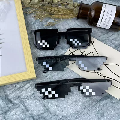 Audlt / Kid Thug Life Sunglasses Deal 8/6 Bit Pixel Glasses Cool Fashion Goggles • $15.98