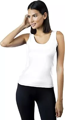 A'Nue Ligne Women's Cream Sleeveless Scoop Neck Tank Top Size L 1 New In Package • $24.99