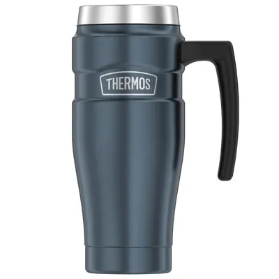 $46.95 • Buy 100% Genuine! THERMOS Stainless King 470 Ml Vacuum Insulated Travel Mug Slate! 