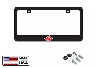 $8.50 • Buy Akatsuki Cloud Black License Plate Frame