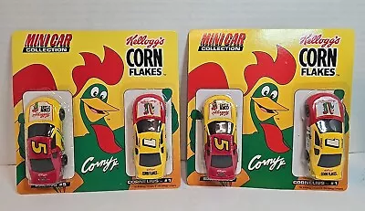 2 Vintage Kelloggs Corn Flakes Race Car Diecast Mini Car Collection #1 & #5 New • $9.99