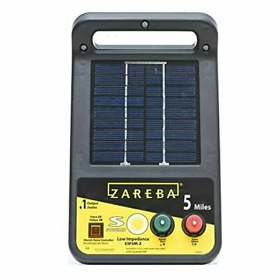Zareba ESP5M-Z 5-Mile Solar Low Impedance Electric Fence Charger - Fast Ship! • $179.99