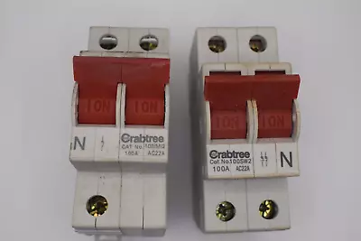 Crabtree 100A Main Switch Isolator 100/M12 And 100sw2 • £3.99