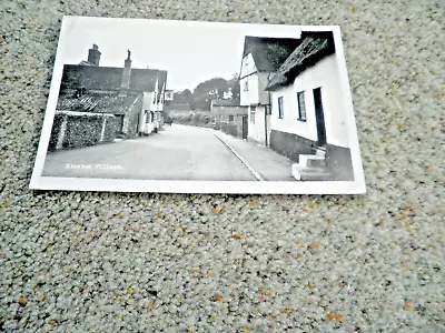 1958 Black & White Postcard Of Hinxton Village Saffron Walden - Posted • £1