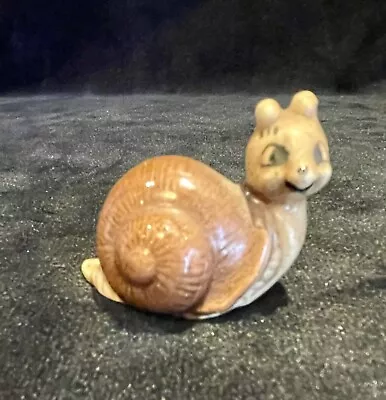 Vintage Snail Ceramic Miniature- Terrarium Fairy Garden • $5.95