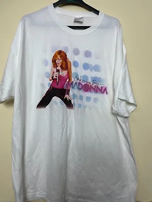 £14.99 • Buy Madonna Confessions Tour White New T-shirt Used Size 2xl Xxl Cl28
