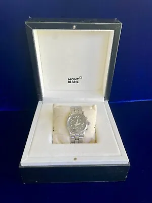 Montblanc Watch Meisterstuck Chronograph 7038 Mint Condition 4 Year Warranty Box • $900