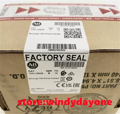 New Factory Sealed AB 1763-L16BWA /B MicroLogix 1100 Controller 16-P AC • $1130