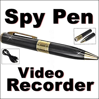 £11.93 • Buy Spy Camera Pen Video Recorder Device Hidden Microphone Security