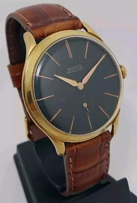 Vintage Rolex MARCONI Beautiful Watch Big Size 37.mm Out Crown • $204.50