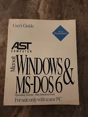 Sealed Microsoft MS-DOS 6 Plus Enhanced Tools Users Guide  • $30