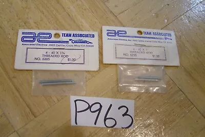 Associated Vintage Rc10 Buggy 2 Packs Threaded Rod New In Package 1 In. 1-1/4 In • $93.17