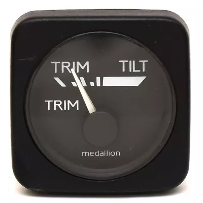 Medallion Marine Boat Trim Gauge PI-096-51 | Mercury 2 Inch Square Bezel Black • $35.15