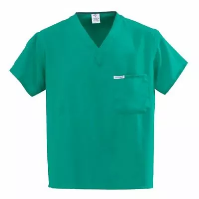 Scrub Shirt Jade Green Medline 610ntjl-cm AngelStat One Each Size Large • $14