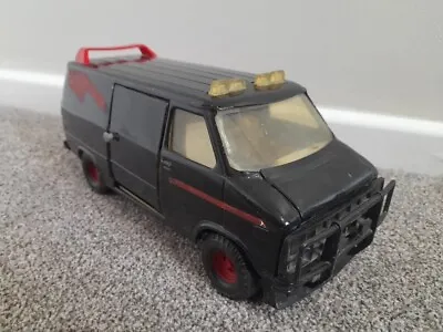 Vintage Diecast A-Team Van Ertl 1983 Truck With Mr T Figure & Sliding Door 12  • £49.99