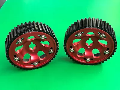 2x CAM GEARS Fit 03-05 NEON SRT-4 & 01-06 PT CRUISER 2.4L DOHC RED • $189.99