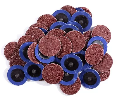 25x 3 Inch 36 Grit Roll Lock Sanding Grinding Disc Die Grinder Quick Change Pads • $18.99