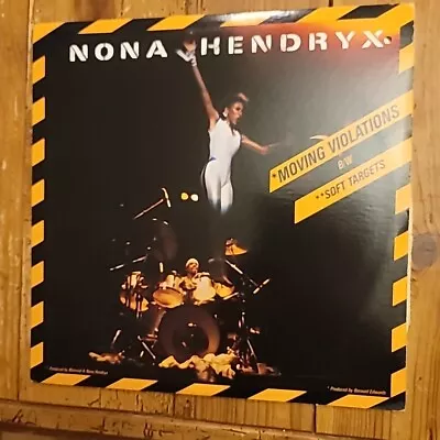 Nona Hendryx Moving Violations B/w Soft Targets 1985 Electro Pop Material • $7.99