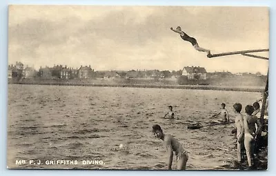 £2.99 • Buy Postcard Mostyn House School Parkgate Cheshire - Mr F J Griffiths Diving 1