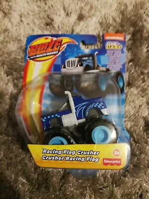 Genuine Blaze And The Monster Machines Car Racing Flag Crusher Brand New In Box • £19.99