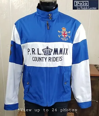 POLO Ralph Lauren Racing MCM Stables County Riders Reversible Jacket Men's Sz XL • $79.99