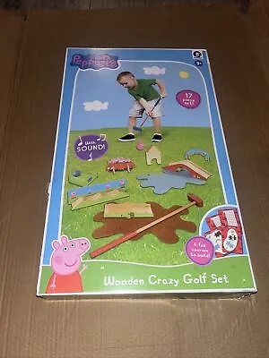 Peppa Pig Wooden Crazy Golf Set. • £16.99